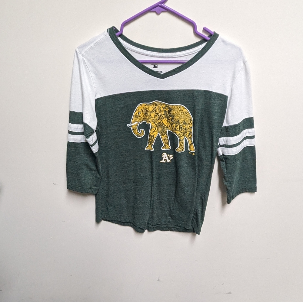 MLB Oakland Athletics Quarter Sleeve Tee